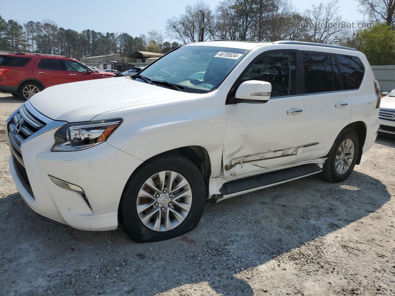 2015 Lexus Gx 460 White vin: JTJBM7FX8F5098231