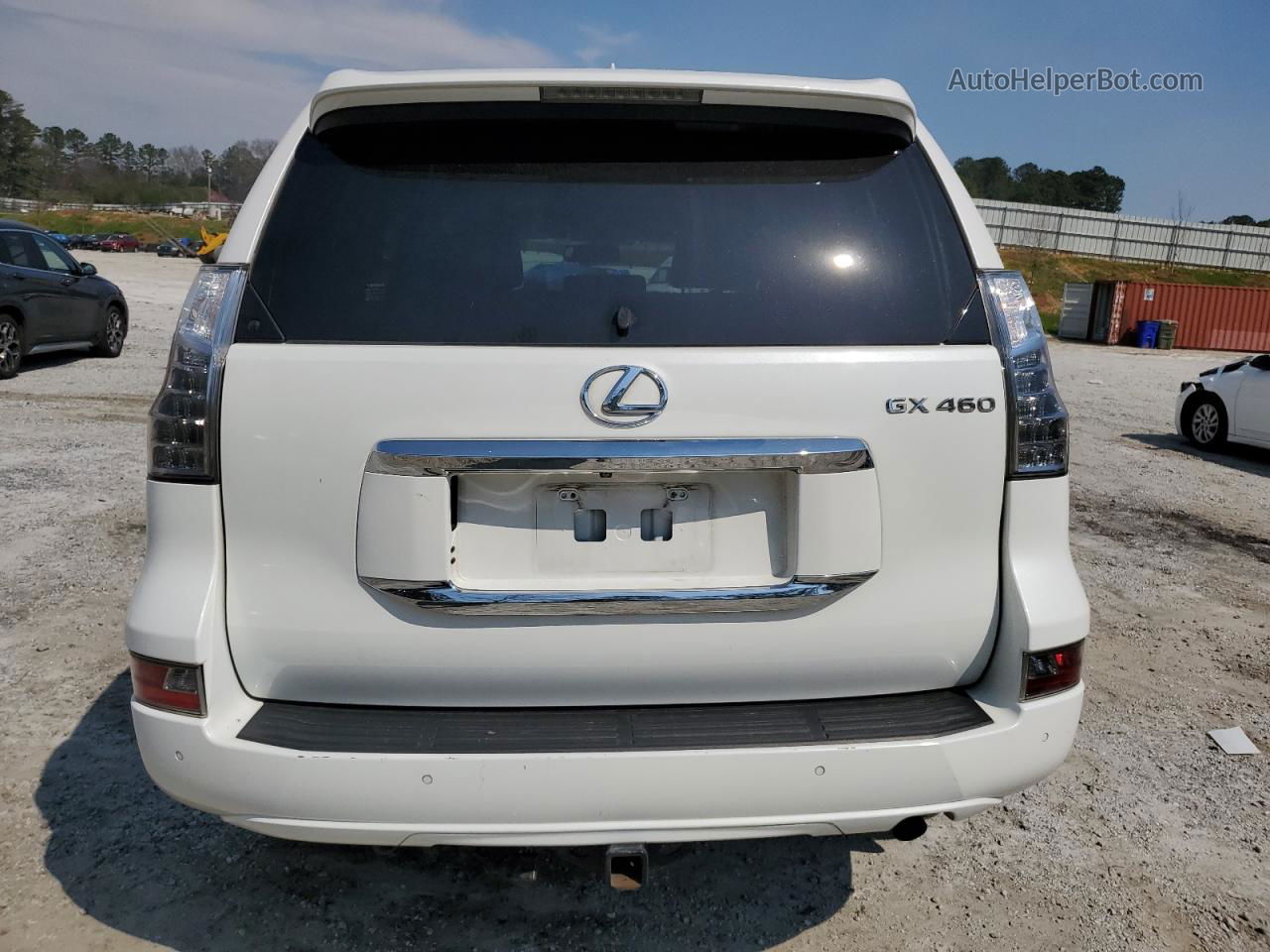 2015 Lexus Gx 460 White vin: JTJBM7FX8F5098231