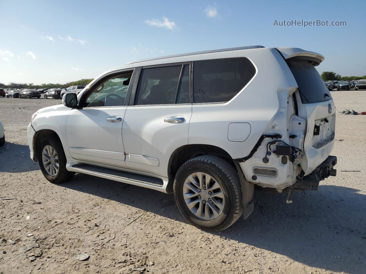 2015 Lexus Gx 460 White vin: JTJBM7FX8F5108918