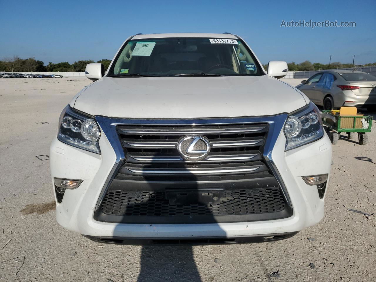 2015 Lexus Gx 460 White vin: JTJBM7FX8F5108918