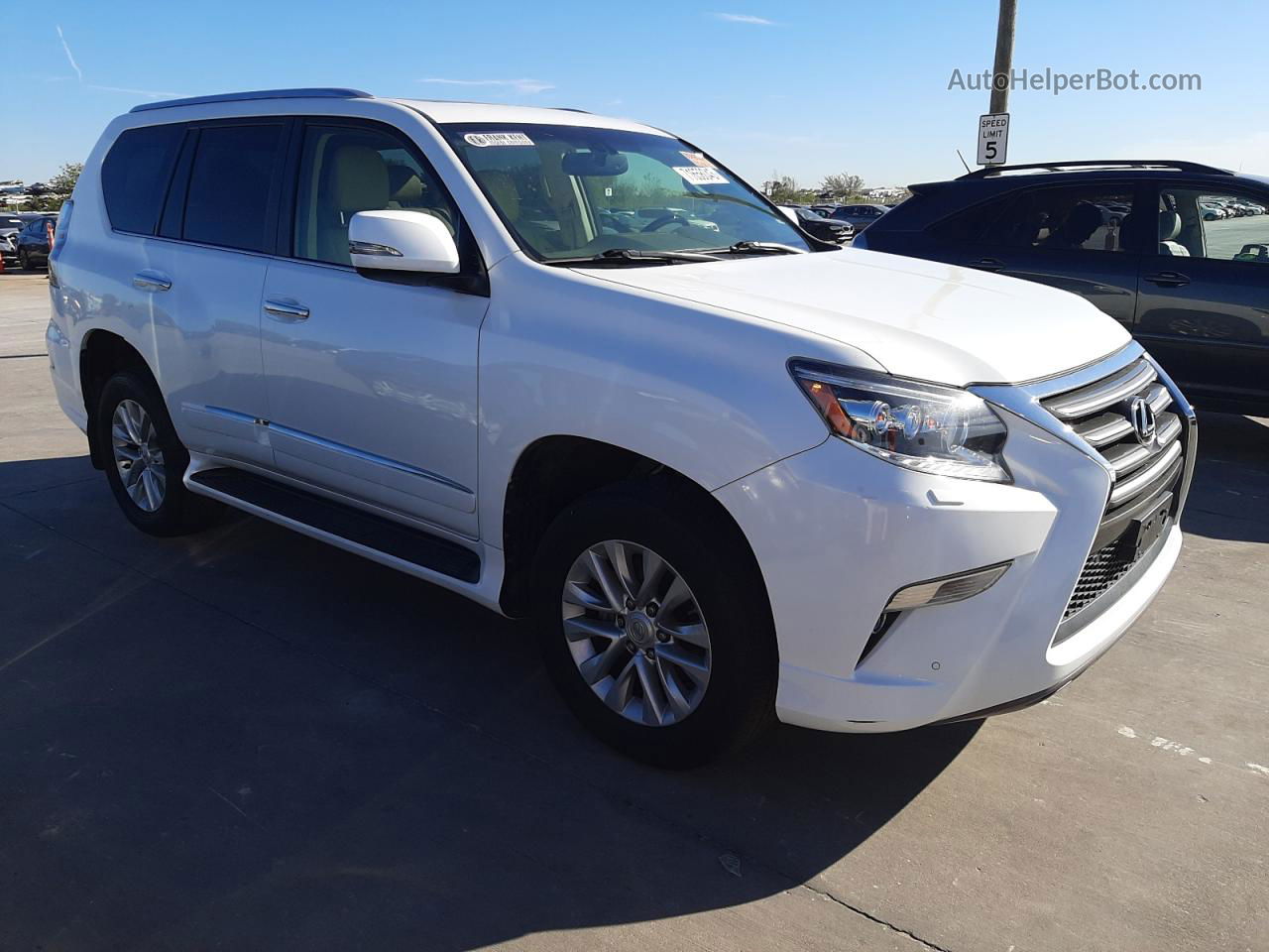 2015 Lexus Gx 460 White vin: JTJBM7FX8F5112337