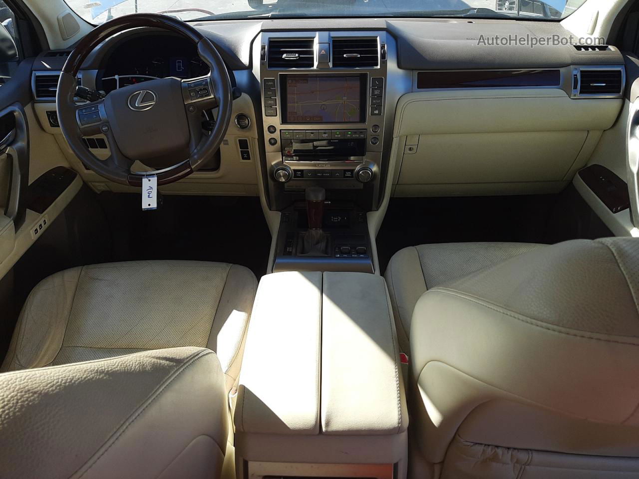 2015 Lexus Gx 460 White vin: JTJBM7FX8F5112337