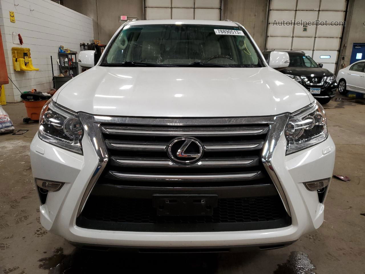 2015 Lexus Gx 460 White vin: JTJBM7FX8F5114136