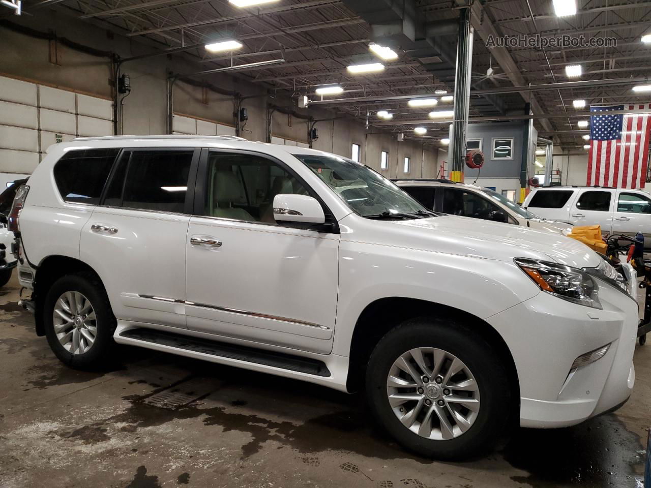 2015 Lexus Gx 460 White vin: JTJBM7FX8F5114136