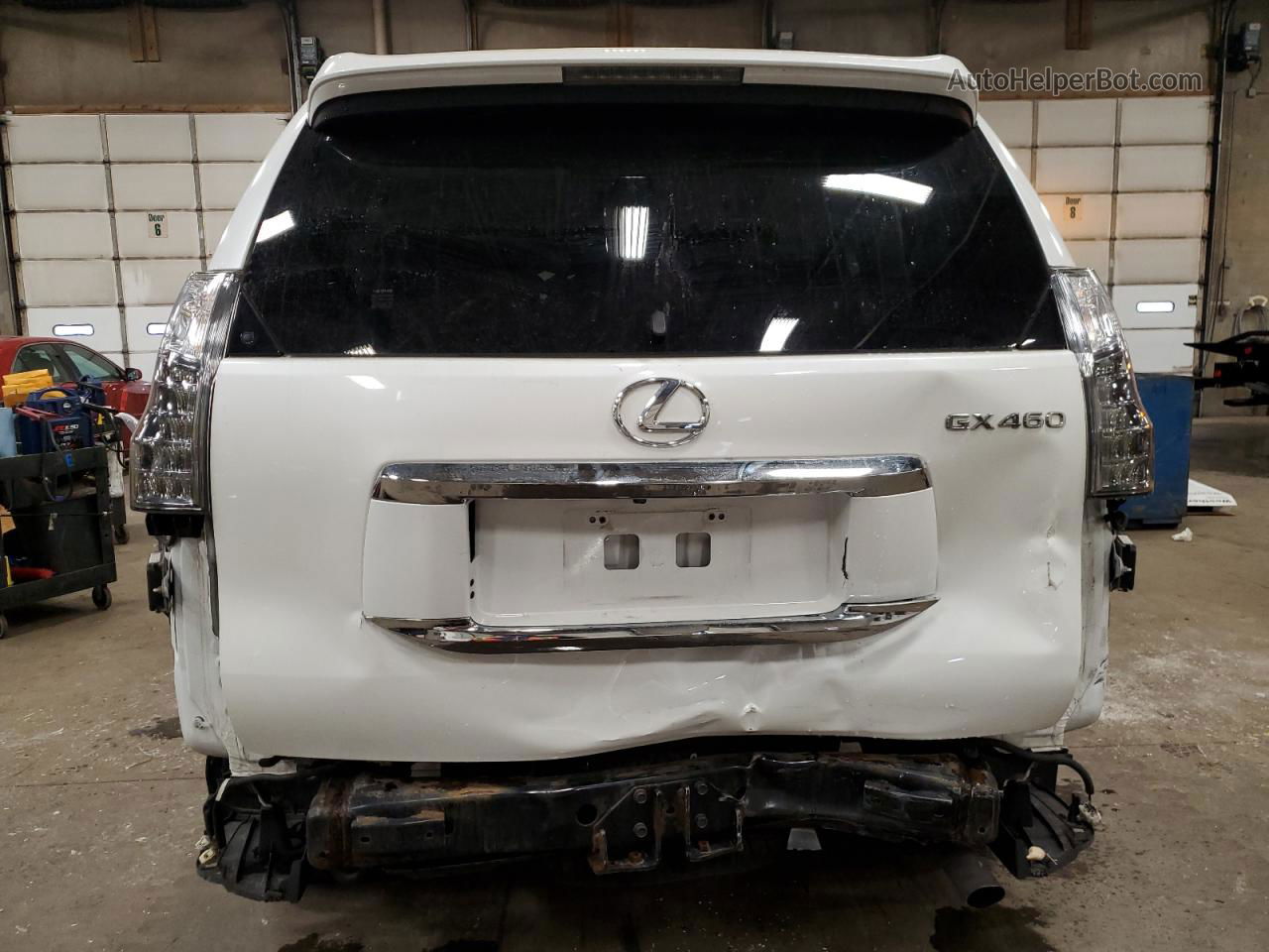 2015 Lexus Gx 460 White vin: JTJBM7FX8F5114136