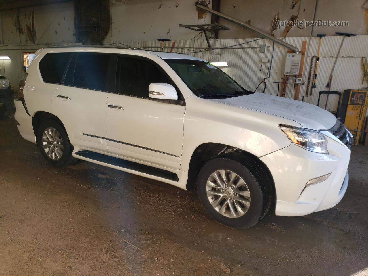 2015 Lexus Gx 460 White vin: JTJBM7FX8F5117229