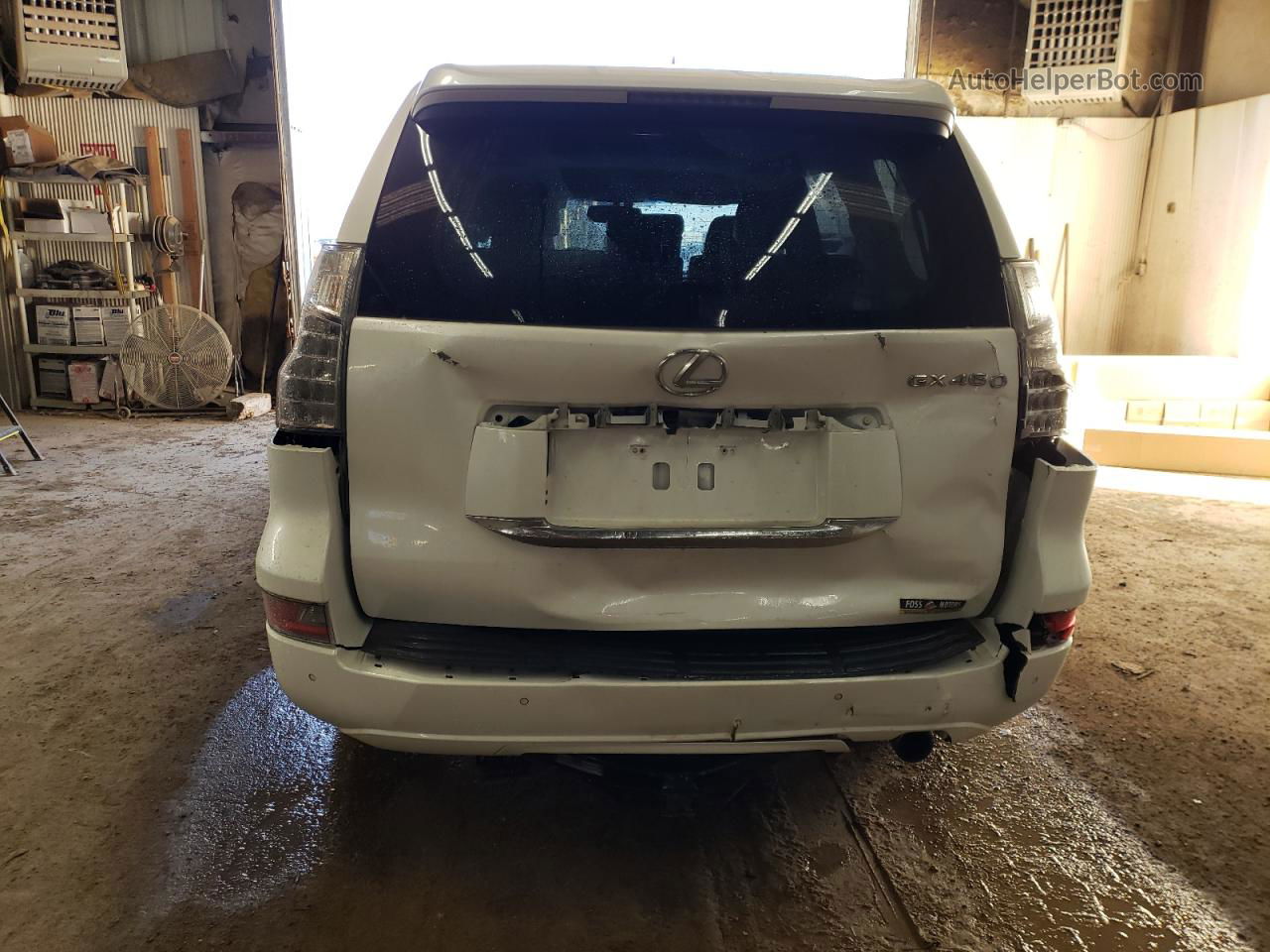 2015 Lexus Gx 460 White vin: JTJBM7FX8F5117229