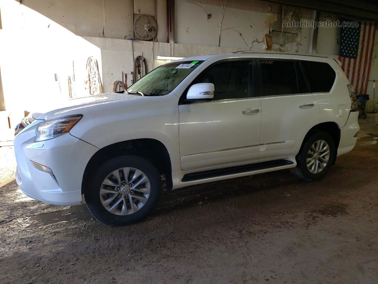 2015 Lexus Gx 460 White vin: JTJBM7FX8F5117229