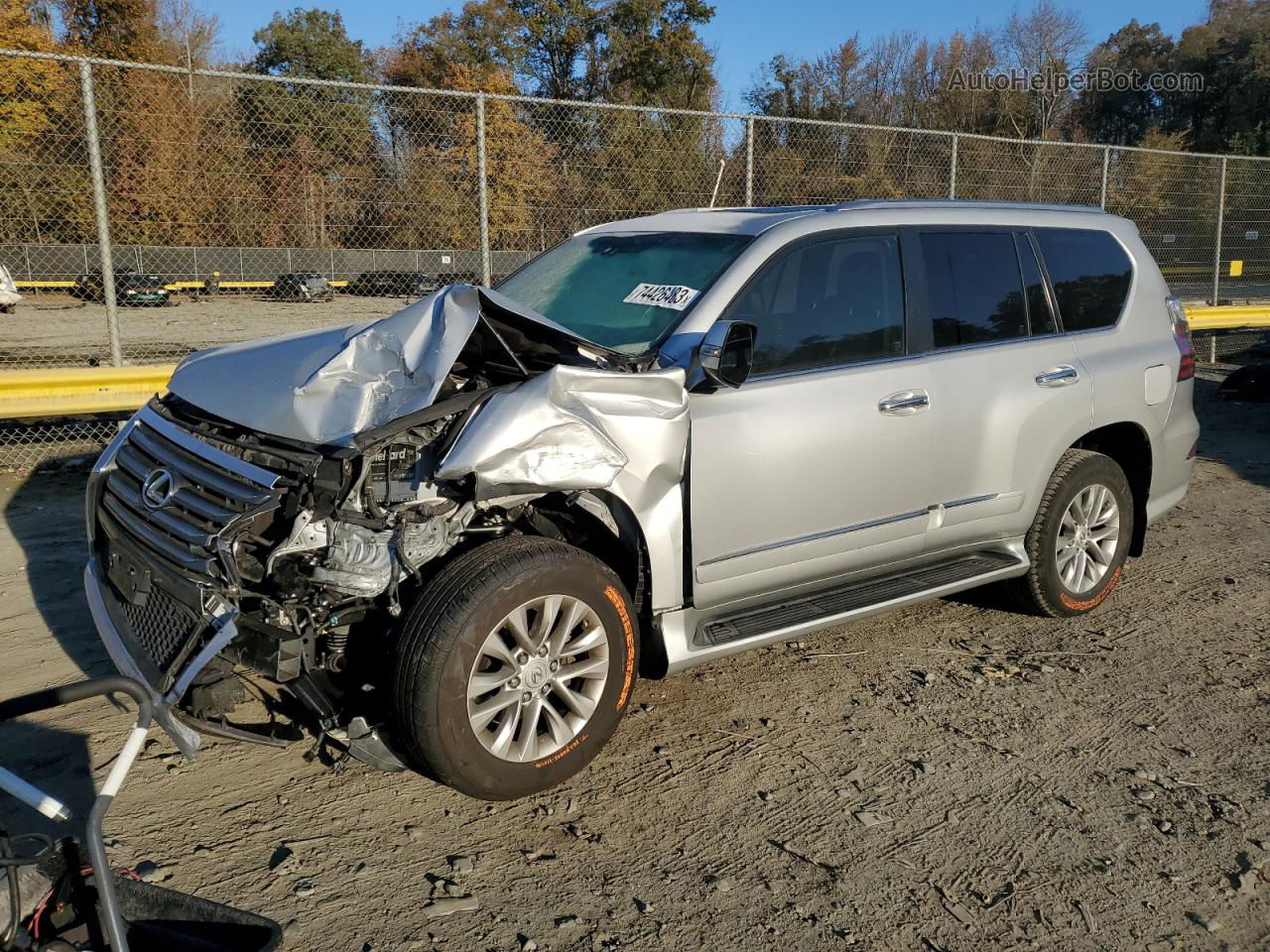 2015 Lexus Gx 460 Silver vin: JTJBM7FX8F5119207