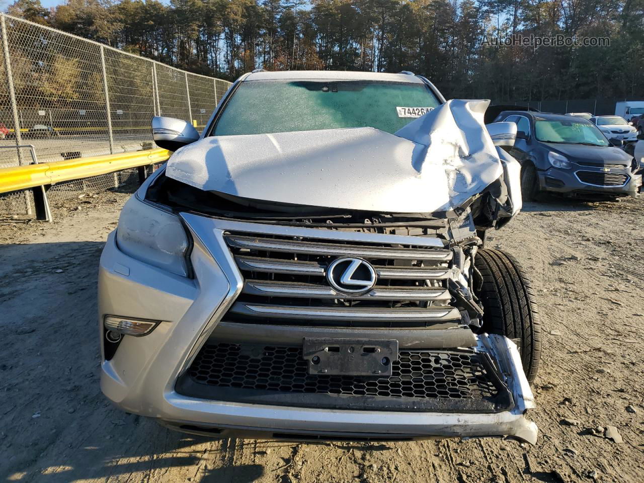 2015 Lexus Gx 460 Silver vin: JTJBM7FX8F5119207