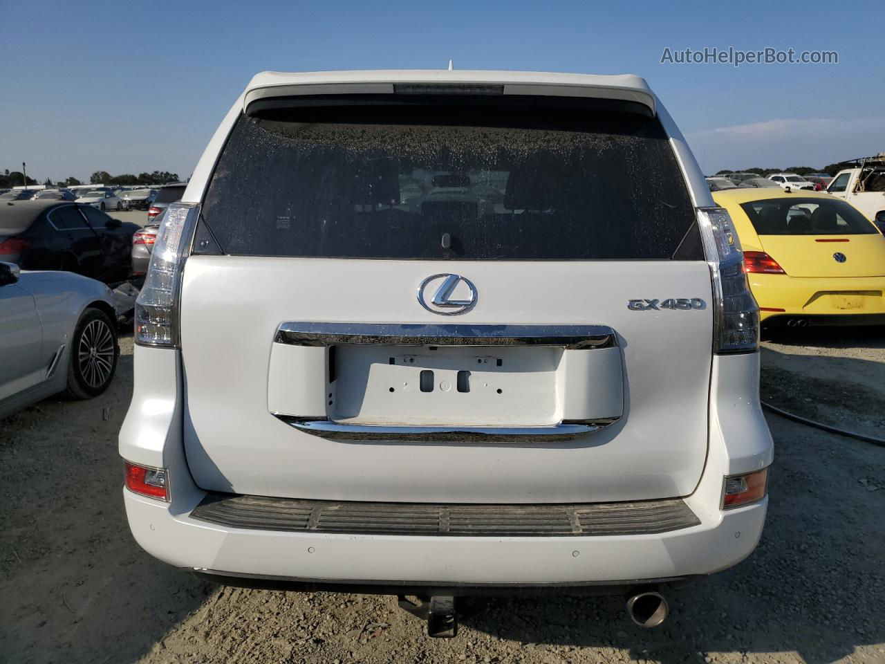 2017 Lexus Gx 460 White vin: JTJBM7FX8H5174517