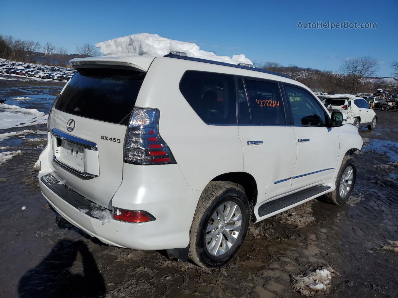 2017 Lexus Gx 460 White vin: JTJBM7FX8H5158267