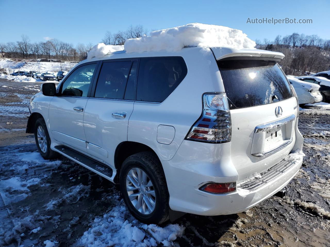 2017 Lexus Gx 460 White vin: JTJBM7FX8H5158267