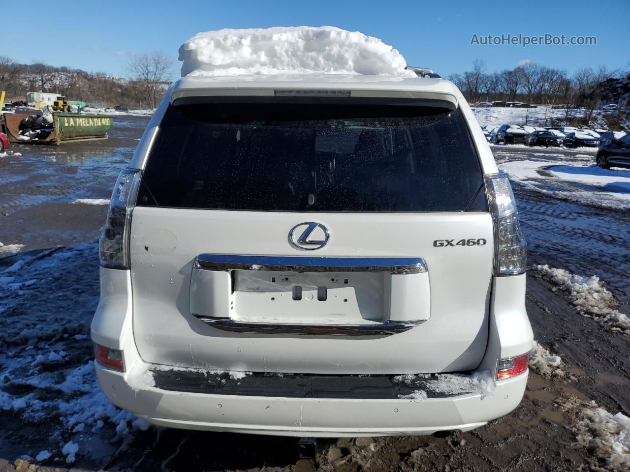 2017 Lexus Gx 460 White vin: JTJBM7FX8H5158267