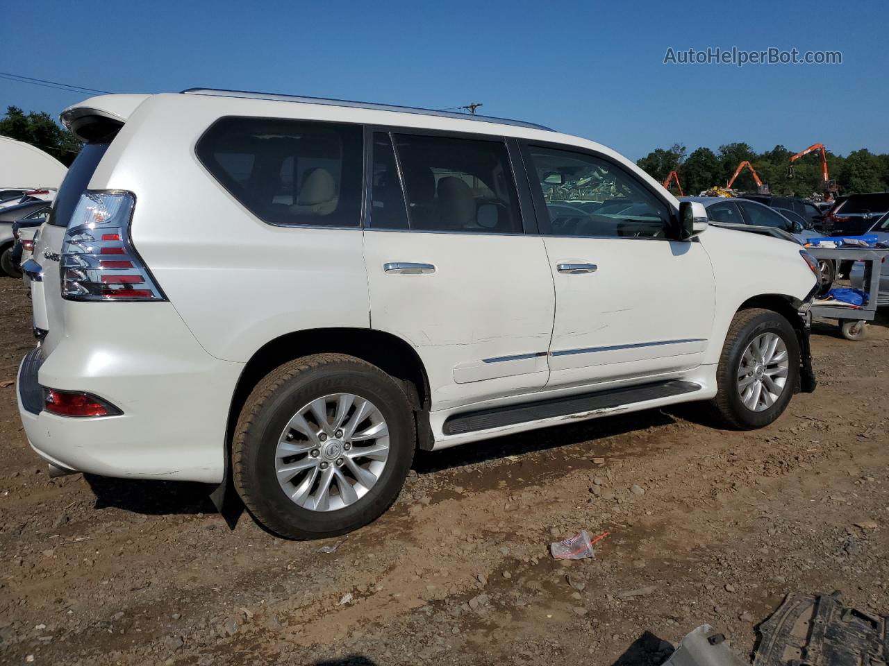 2017 Lexus Gx 460 White vin: JTJBM7FX8H5160133