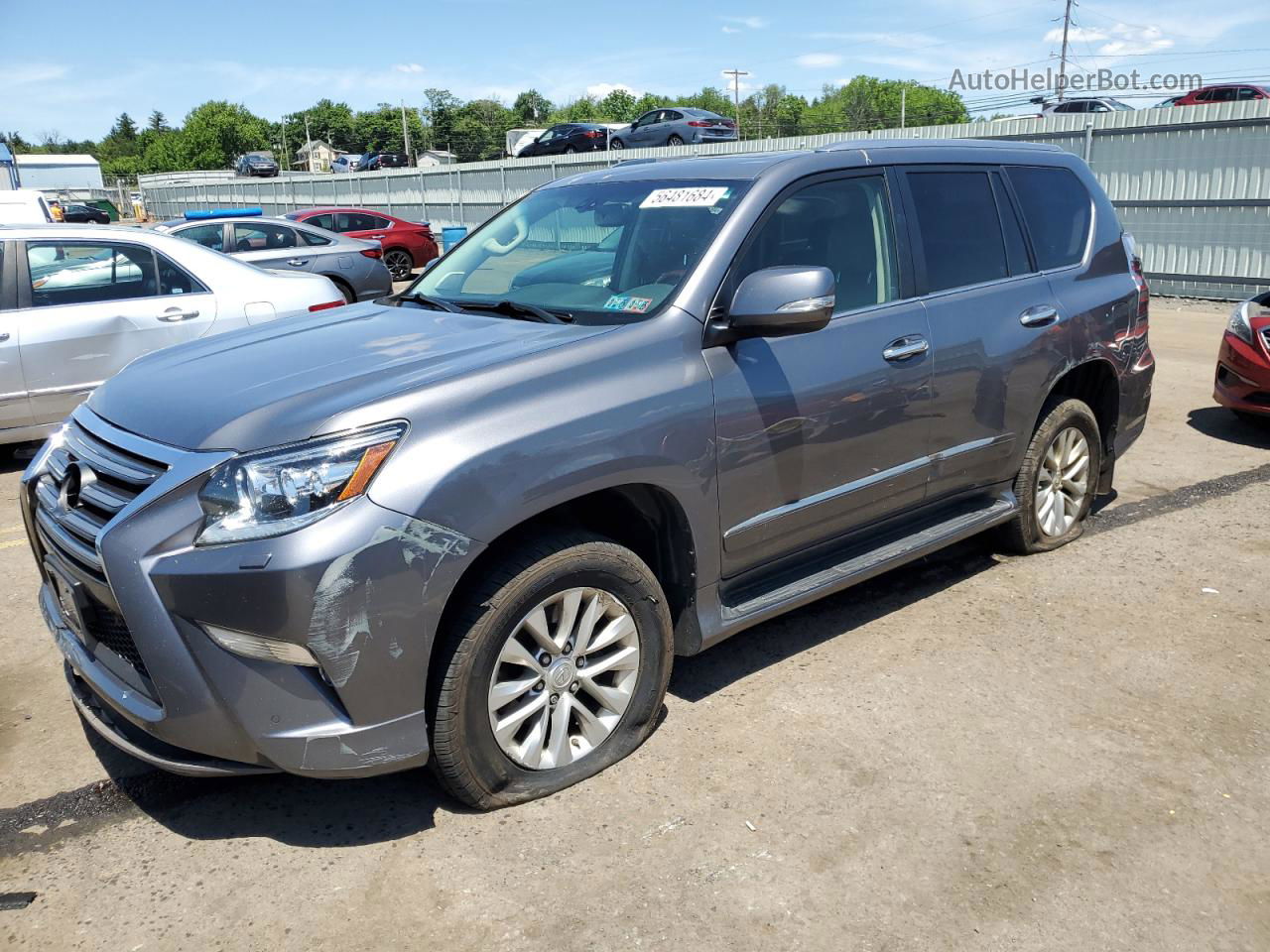 2017 Lexus Gx 460 Gray vin: JTJBM7FX8H5165462