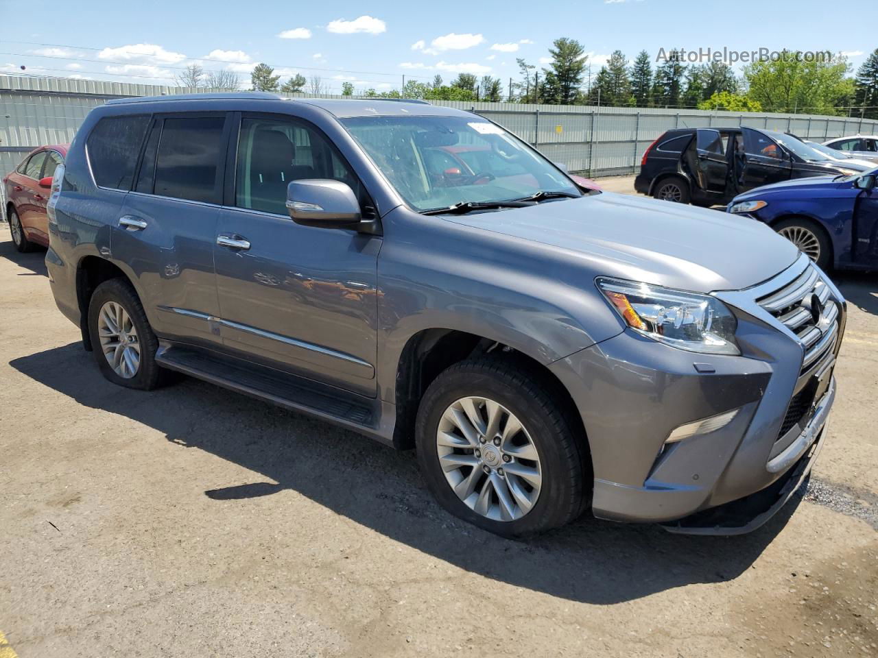 2017 Lexus Gx 460 Gray vin: JTJBM7FX8H5165462