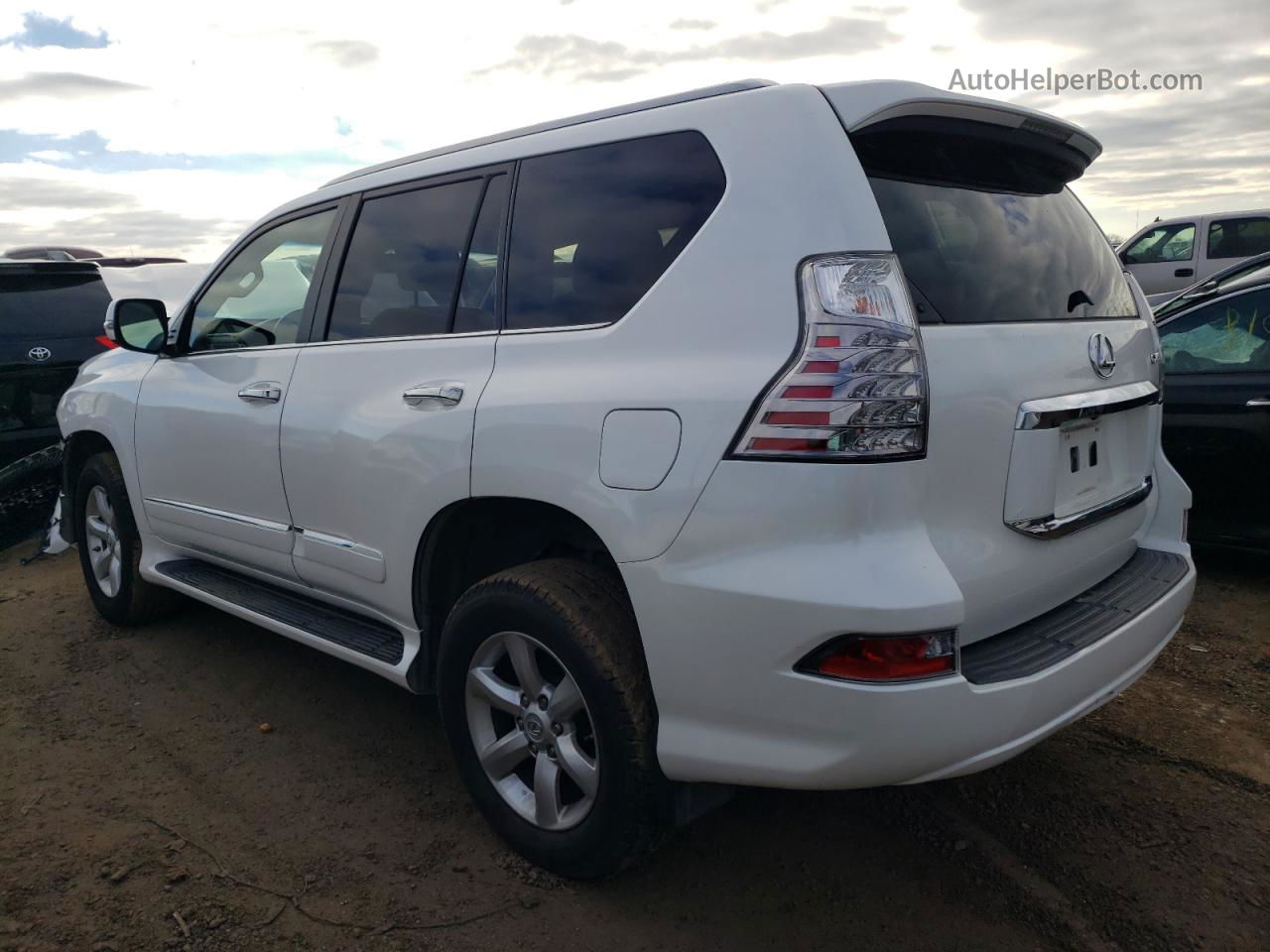 2015 Lexus Gx 460 White vin: JTJBM7FX9F5096827