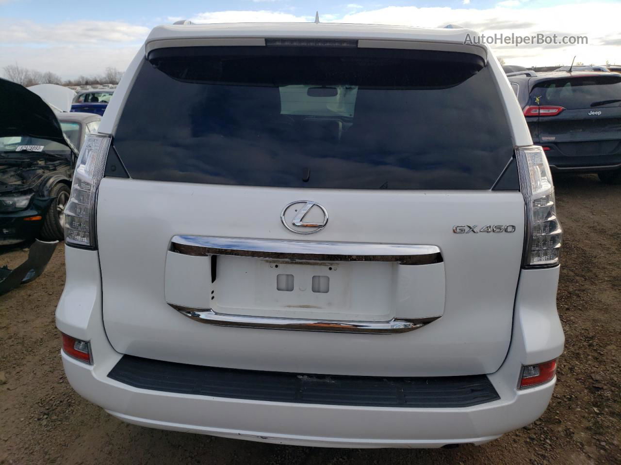 2015 Lexus Gx 460 White vin: JTJBM7FX9F5096827