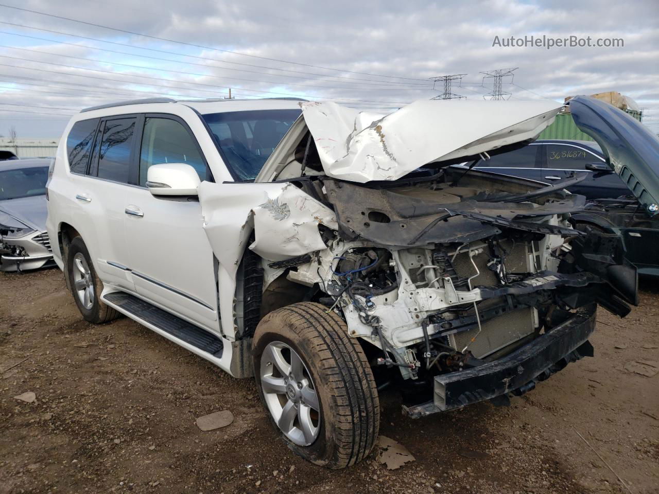 2015 Lexus Gx 460 Белый vin: JTJBM7FX9F5096827