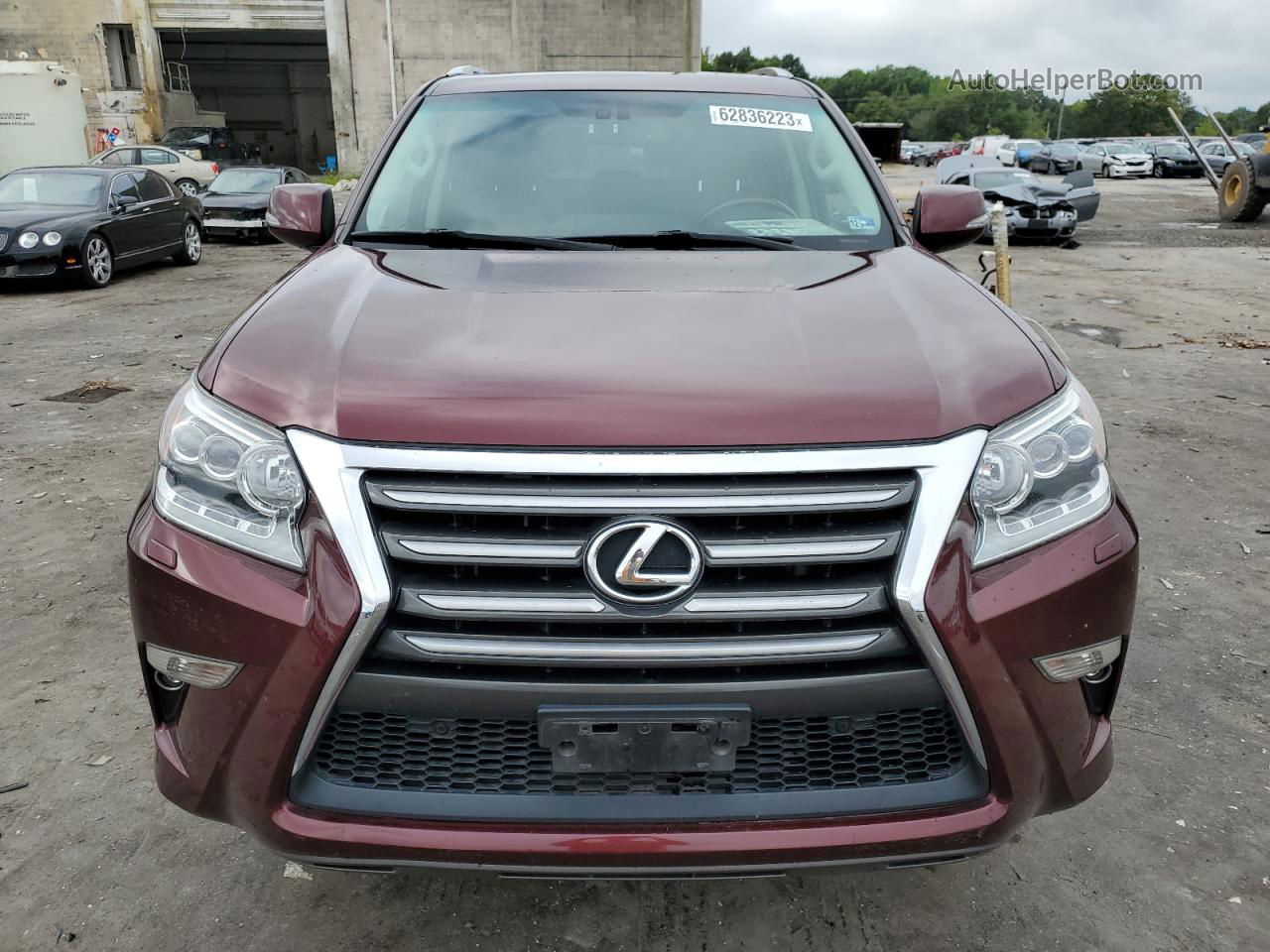 2015 Lexus Gx 460 Burgundy vin: JTJBM7FX9F5098688