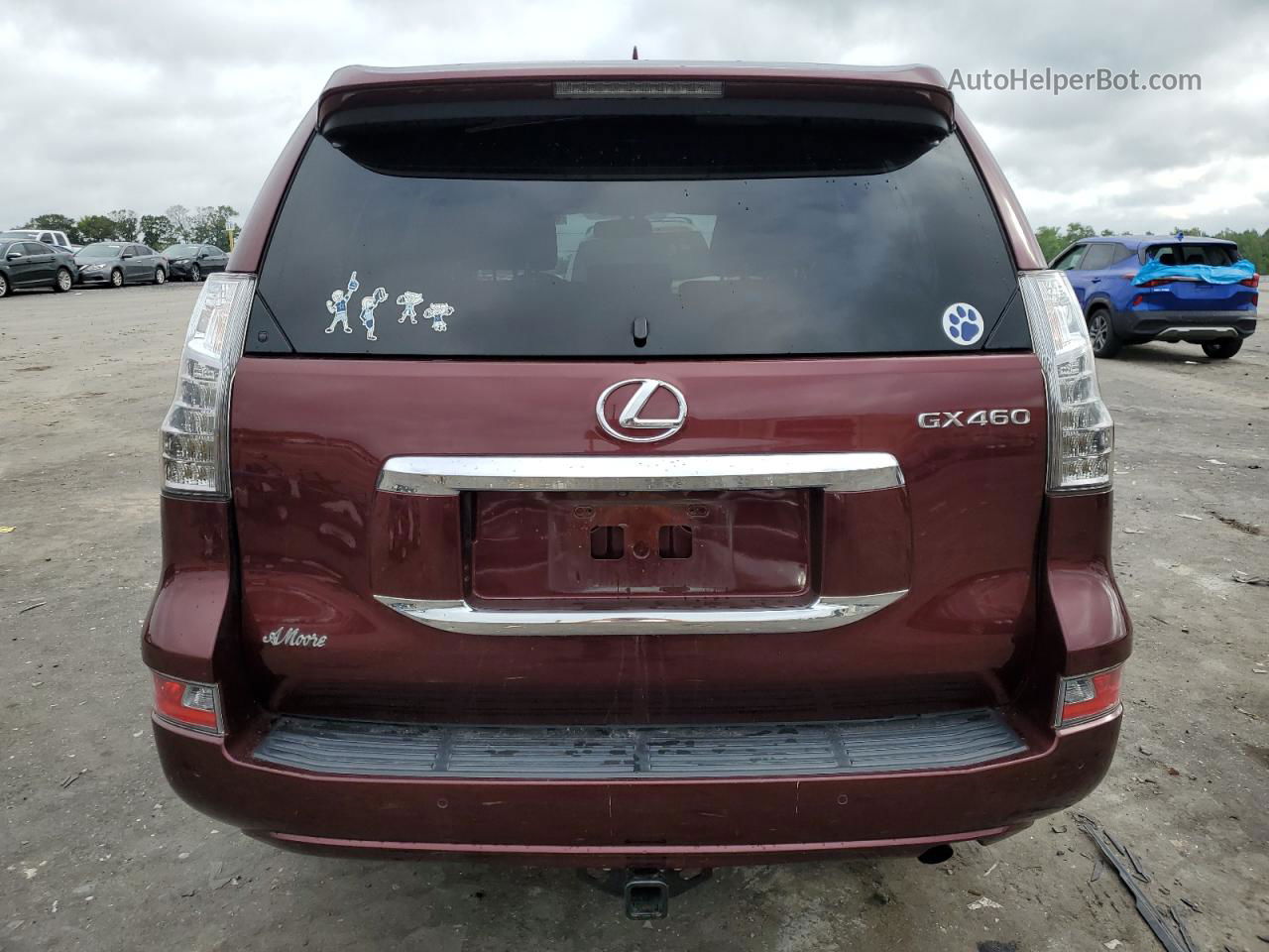 2015 Lexus Gx 460 Burgundy vin: JTJBM7FX9F5098688