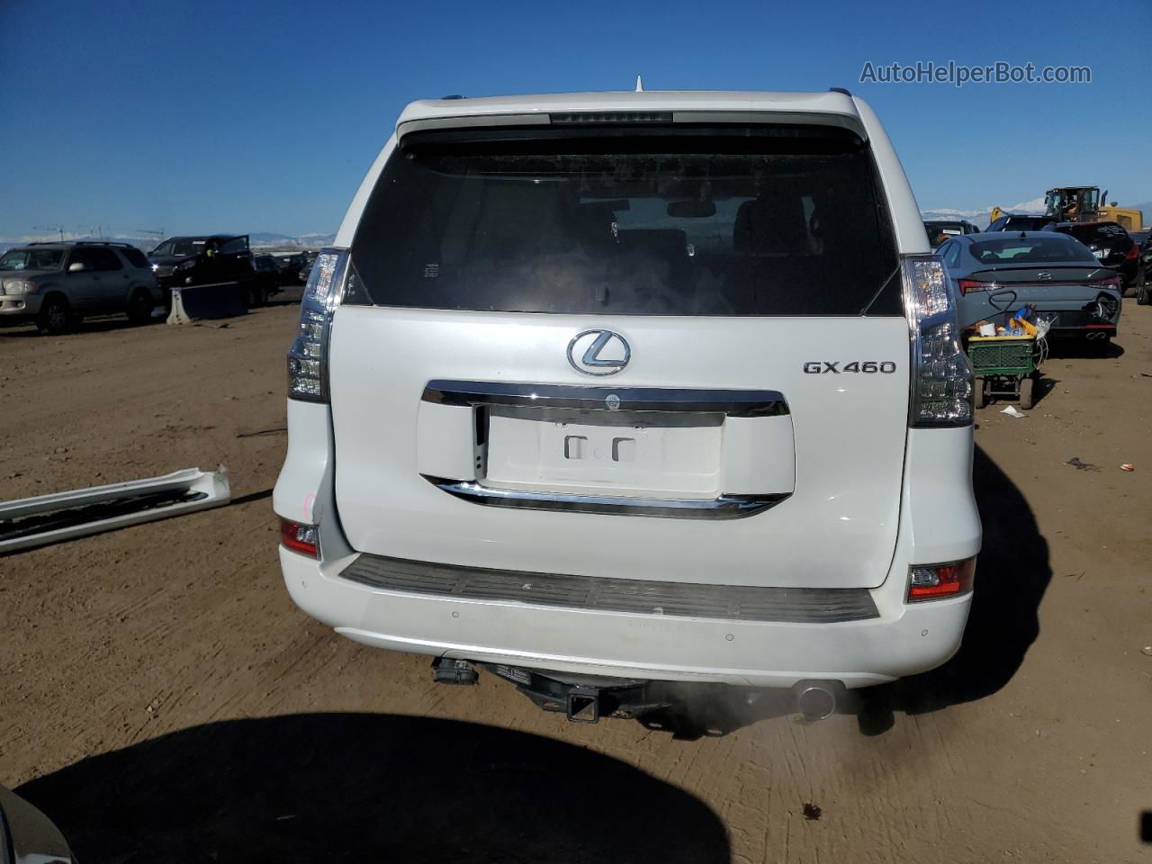 2015 Lexus Gx 460 White vin: JTJBM7FX9F5101010