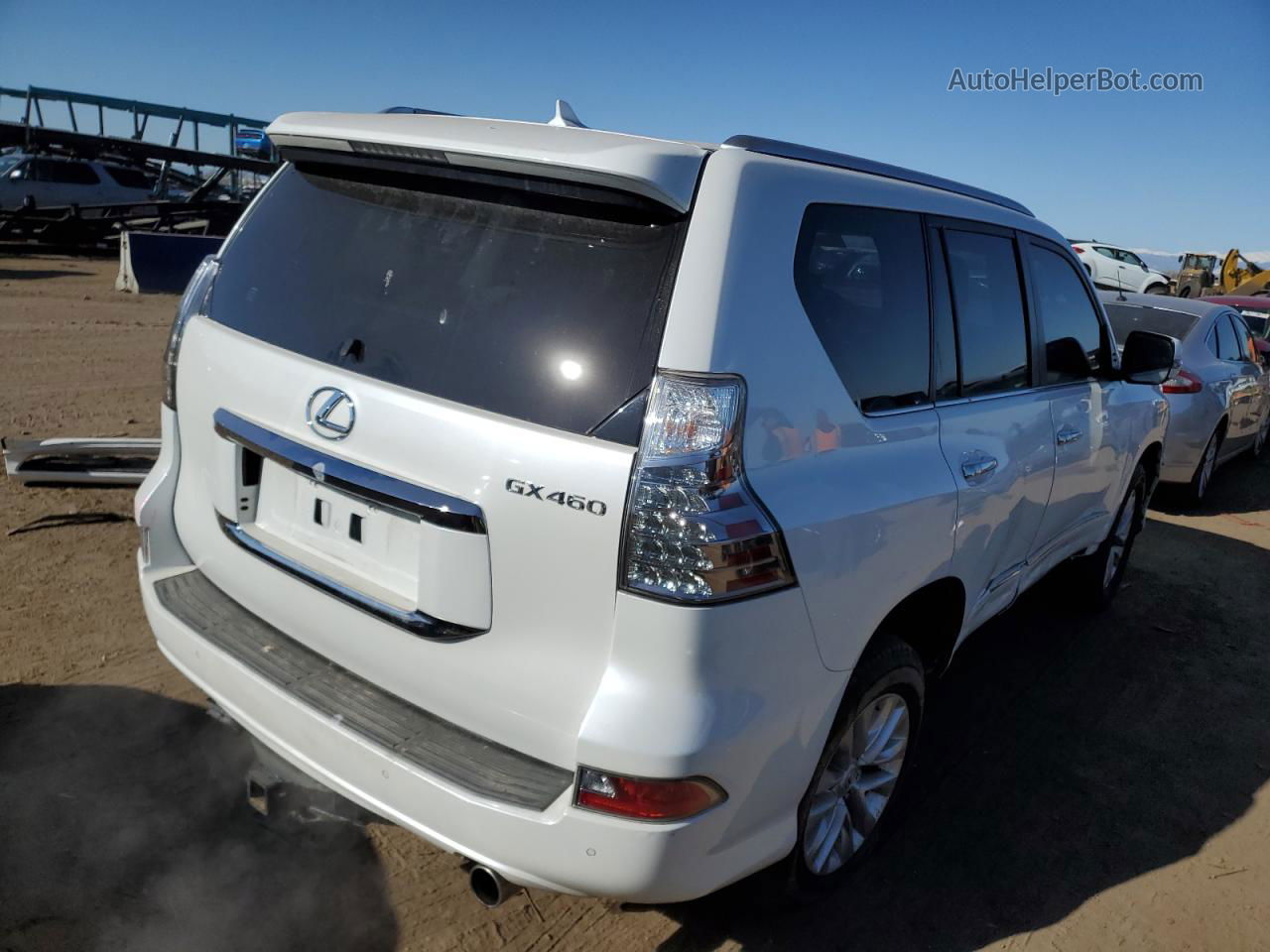 2015 Lexus Gx 460 White vin: JTJBM7FX9F5101010