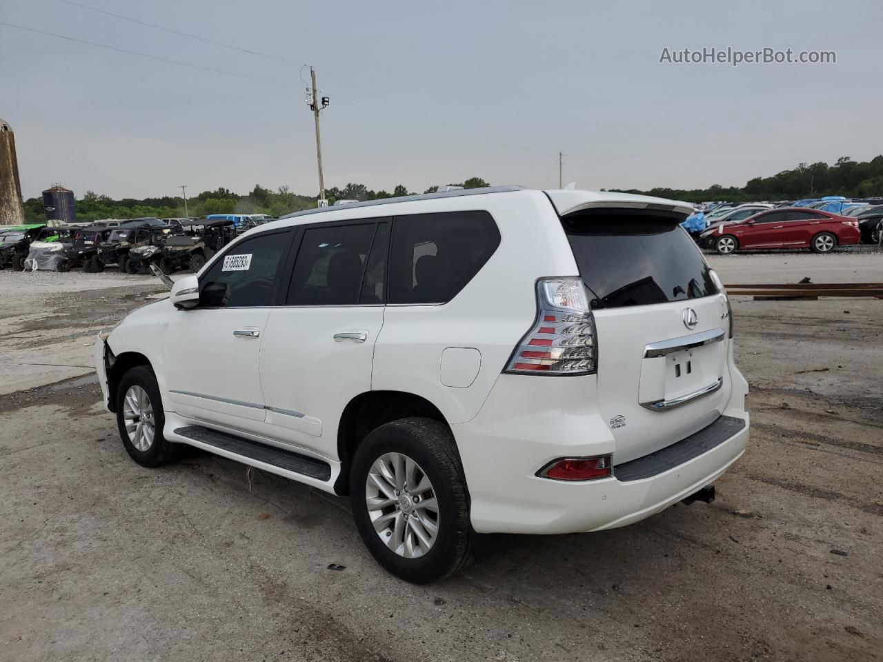 2015 Lexus Gx 460 White vin: JTJBM7FX9F5104098