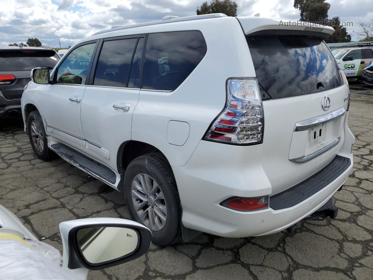 2015 Lexus Gx 460 White vin: JTJBM7FX9F5116672