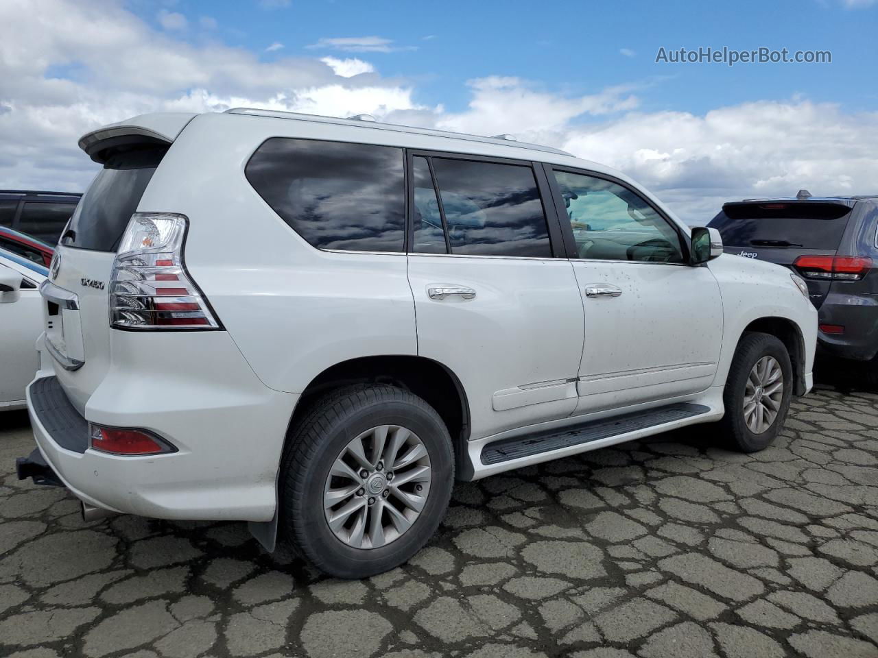 2015 Lexus Gx 460 White vin: JTJBM7FX9F5116672