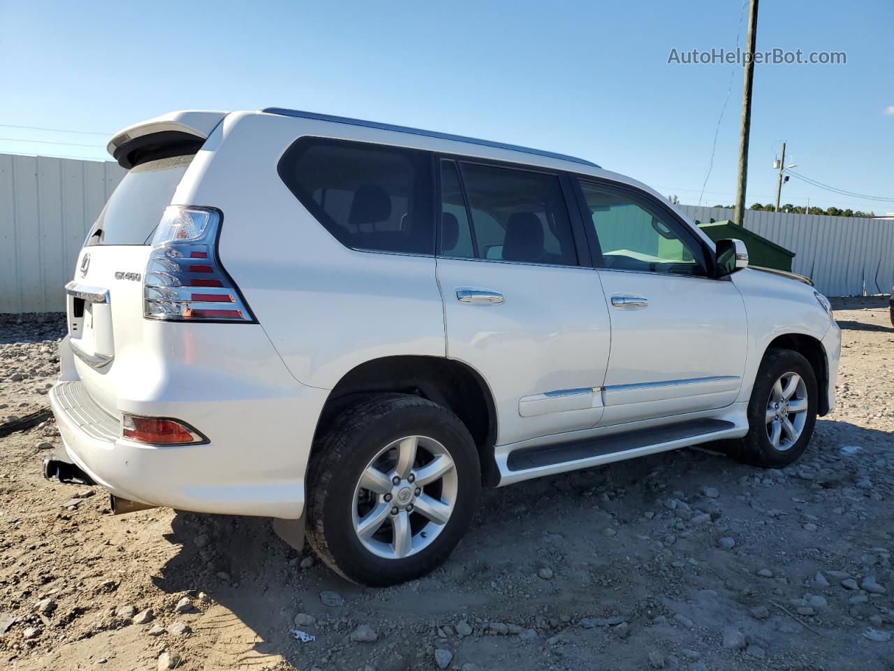 2017 Lexus Gx 460 White vin: JTJBM7FX9H5159489