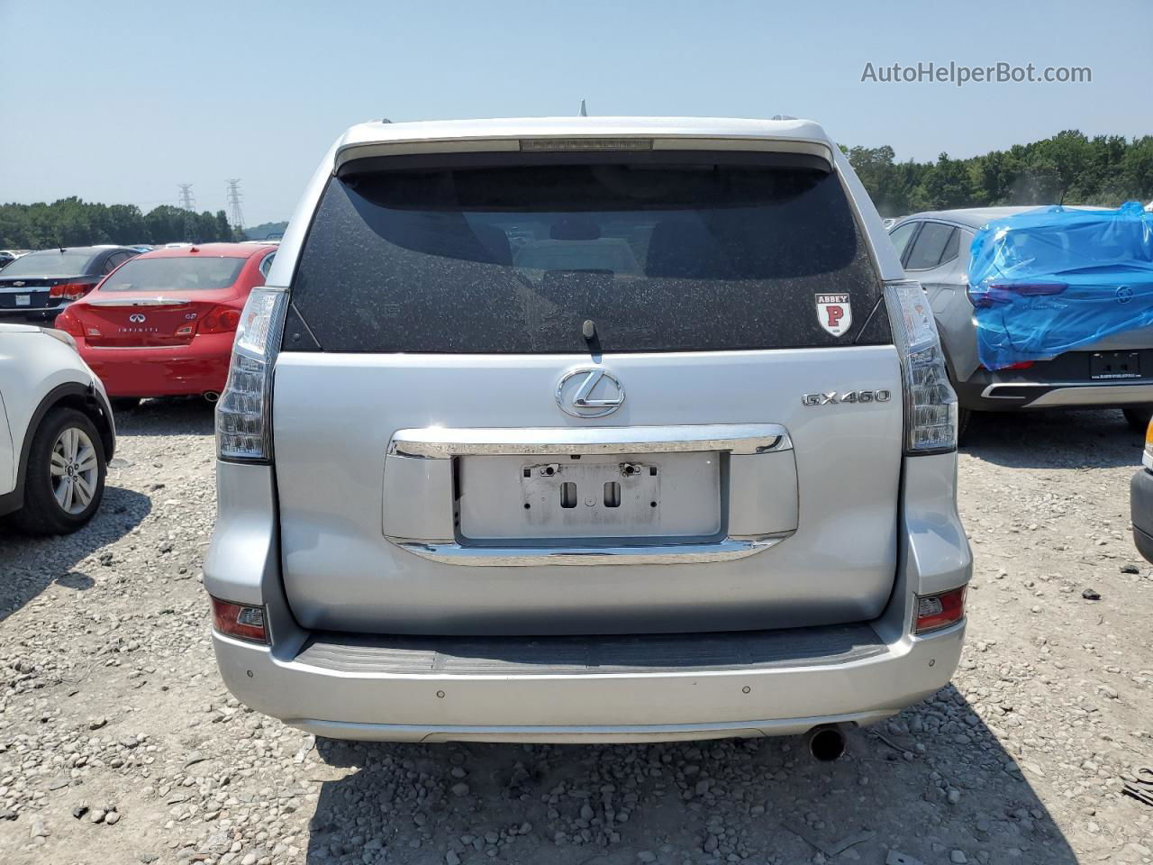 2017 Lexus Gx 460 Silver vin: JTJBM7FX9H5162358