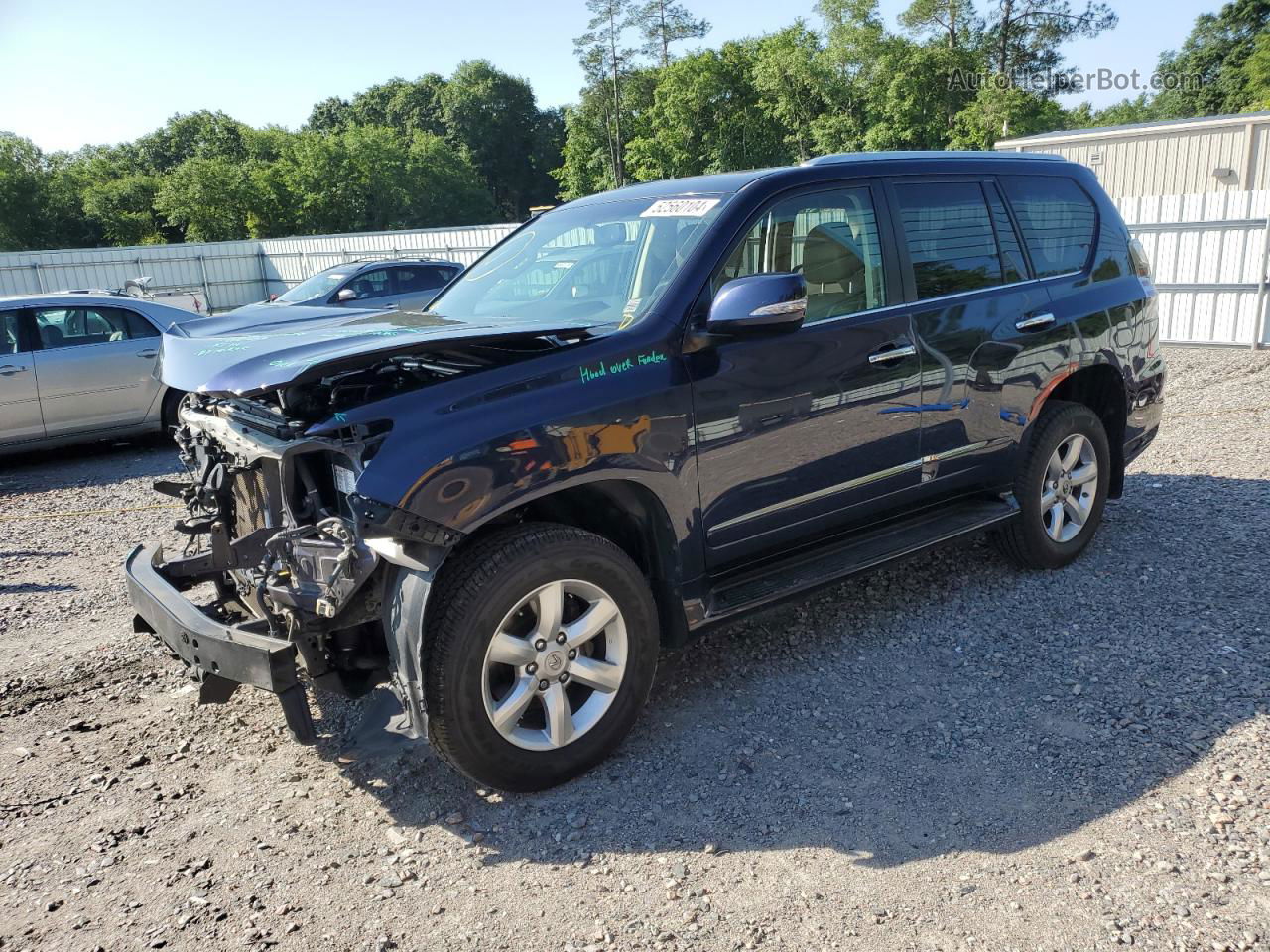 2017 Lexus Gx 460 Blue vin: JTJBM7FX9H5171660