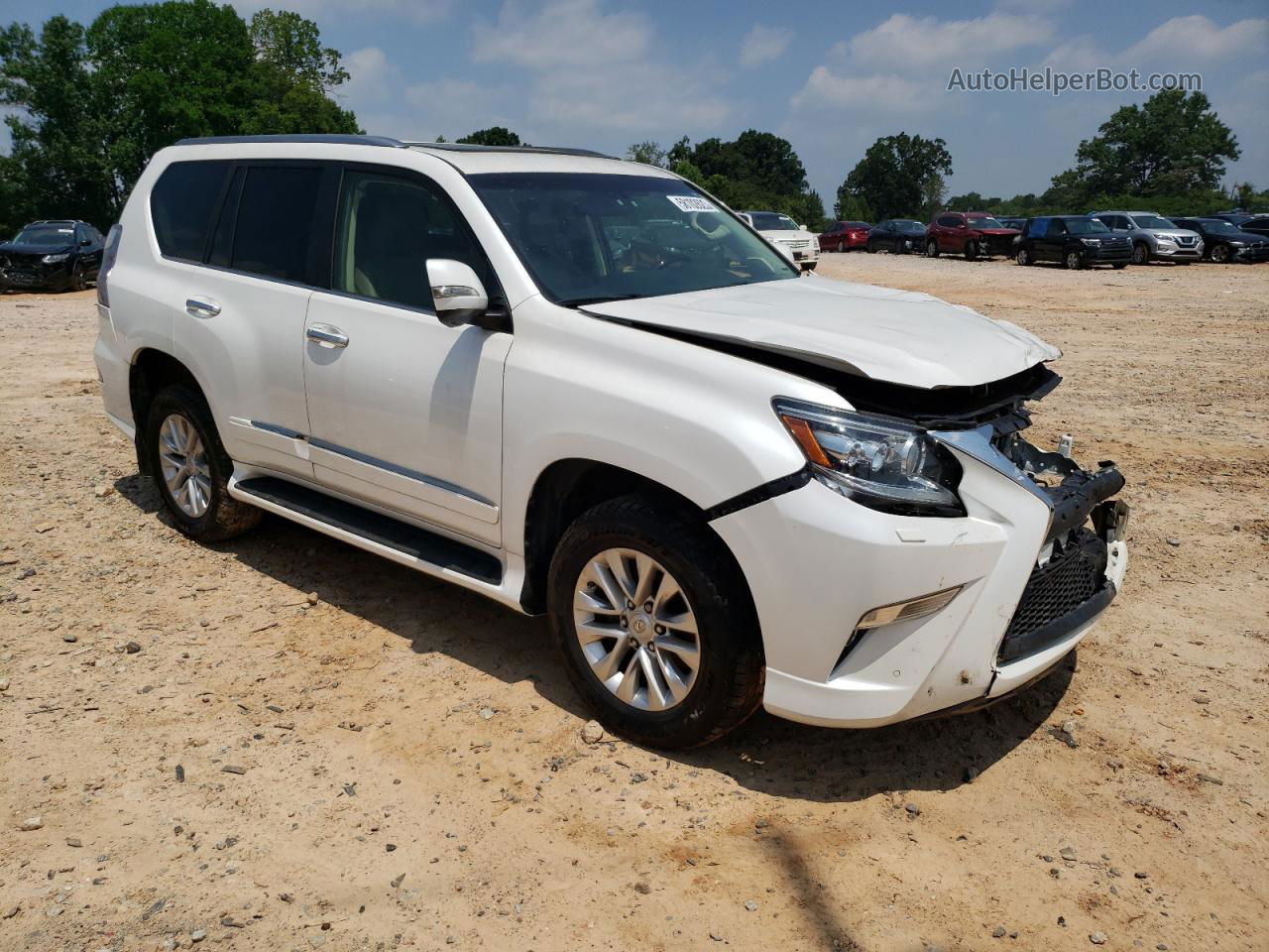 2017 Lexus Gx 460 White vin: JTJBM7FX9H5181007