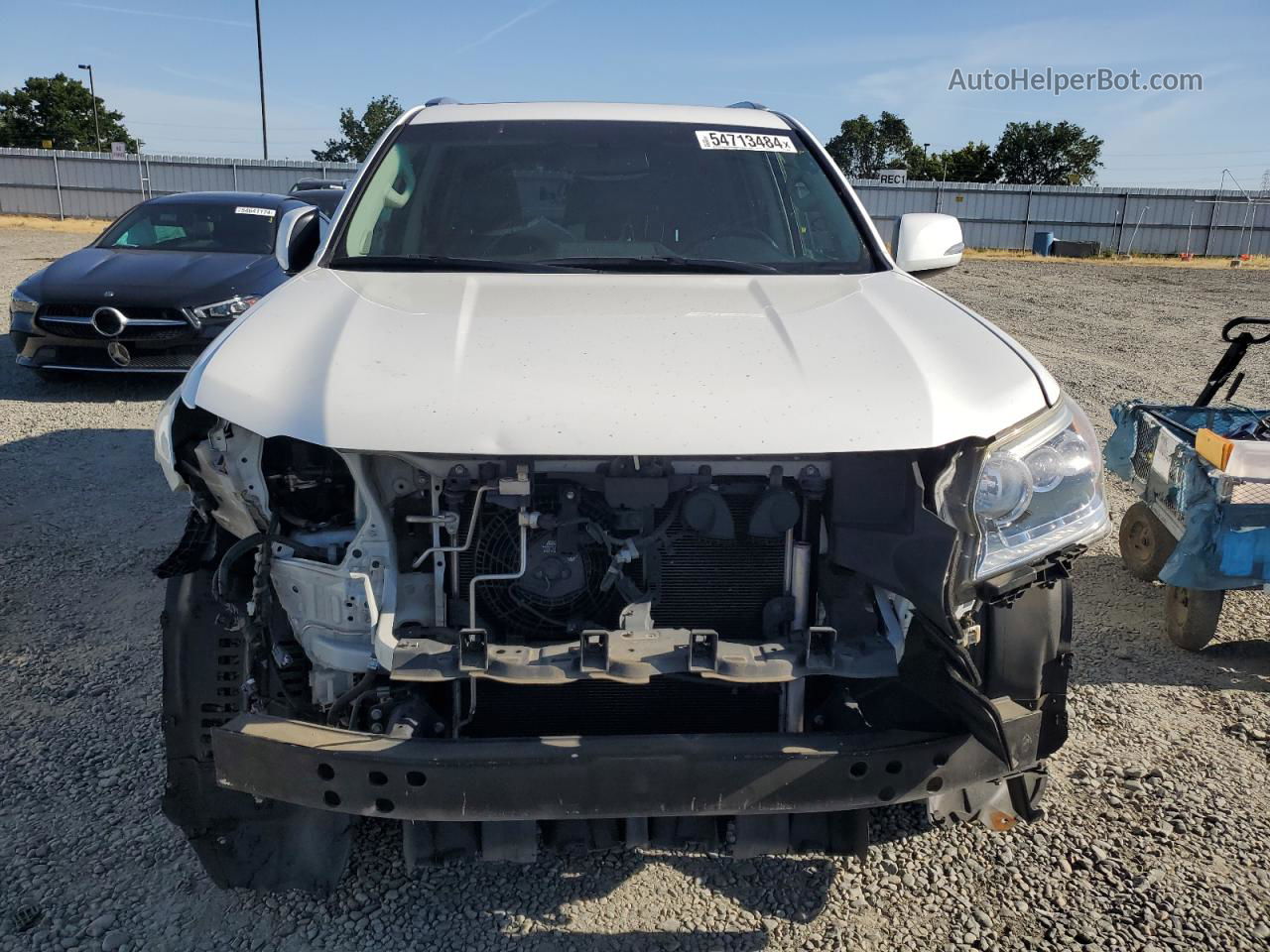 2015 Lexus Gx 460 White vin: JTJBM7FXXF5094746