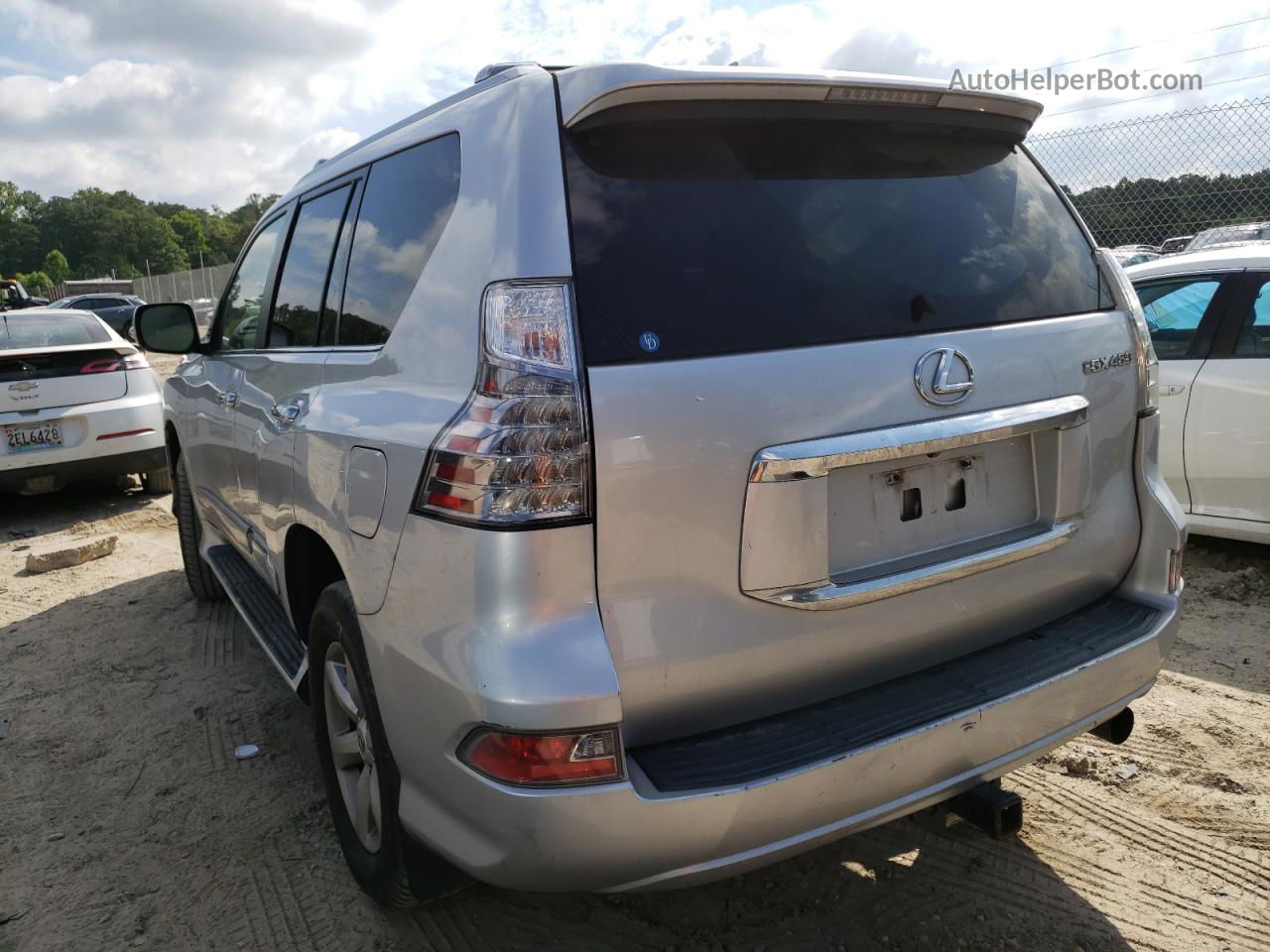 2015 Lexus Gx 460 Silver vin: JTJBM7FXXF5103364