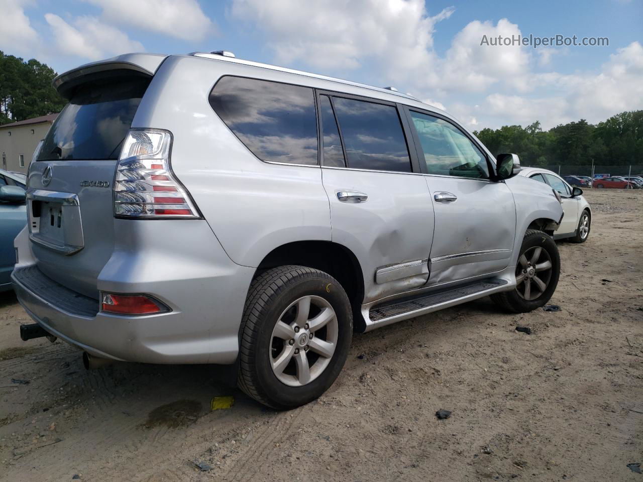 2015 Lexus Gx 460 Silver vin: JTJBM7FXXF5103364