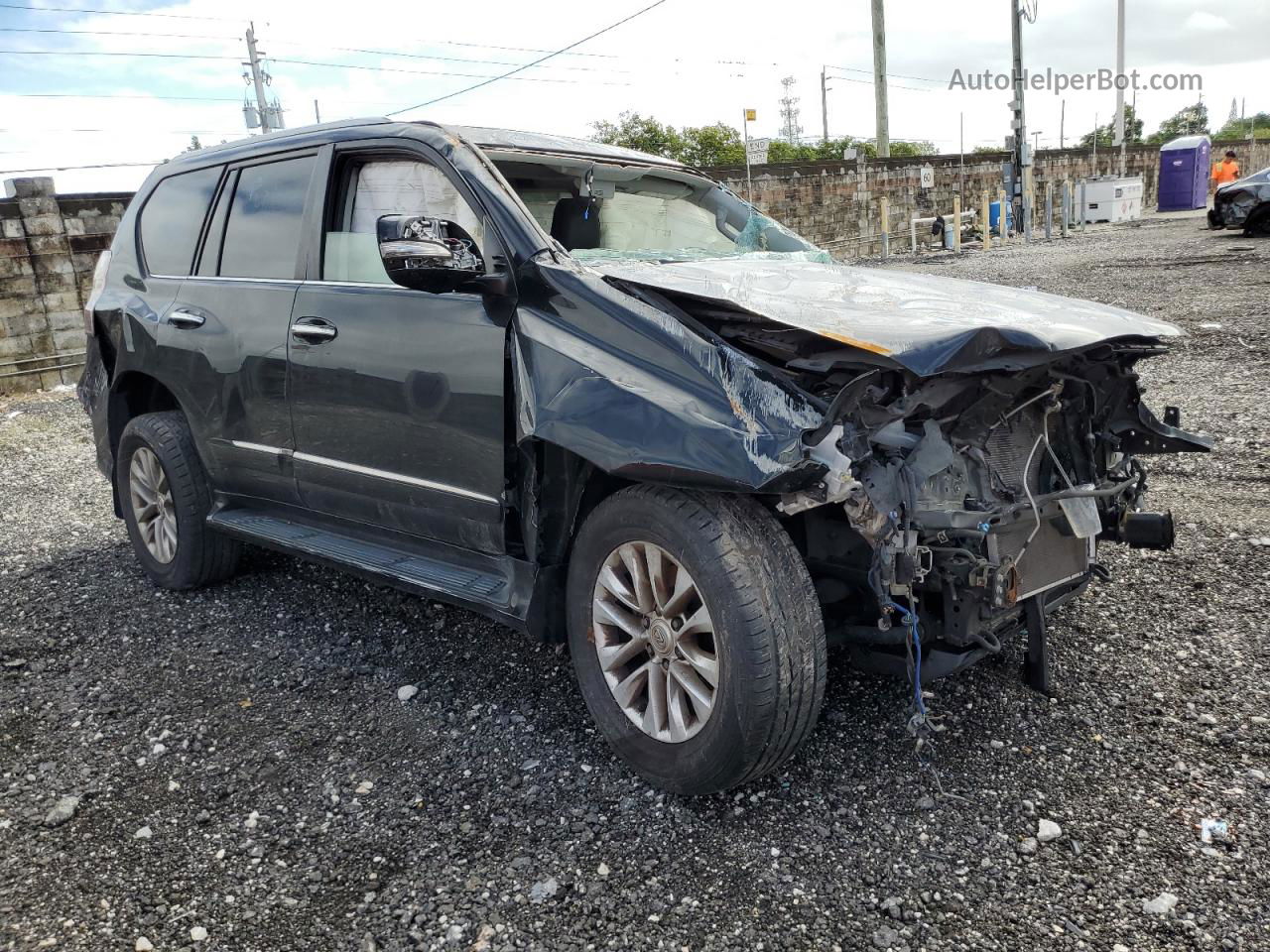 2015 Lexus Gx 460 Black vin: JTJBM7FXXF5106944