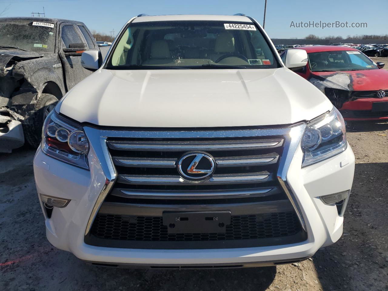 2015 Lexus Gx 460 White vin: JTJBM7FXXF5120519