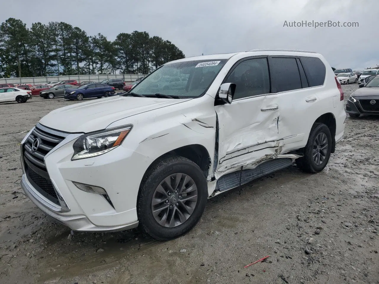 2017 Lexus Gx 460 White vin: JTJBM7FXXH5162711