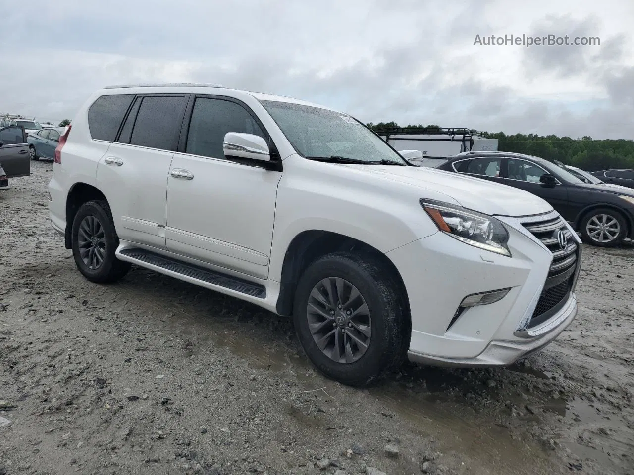 2017 Lexus Gx 460 White vin: JTJBM7FXXH5162711