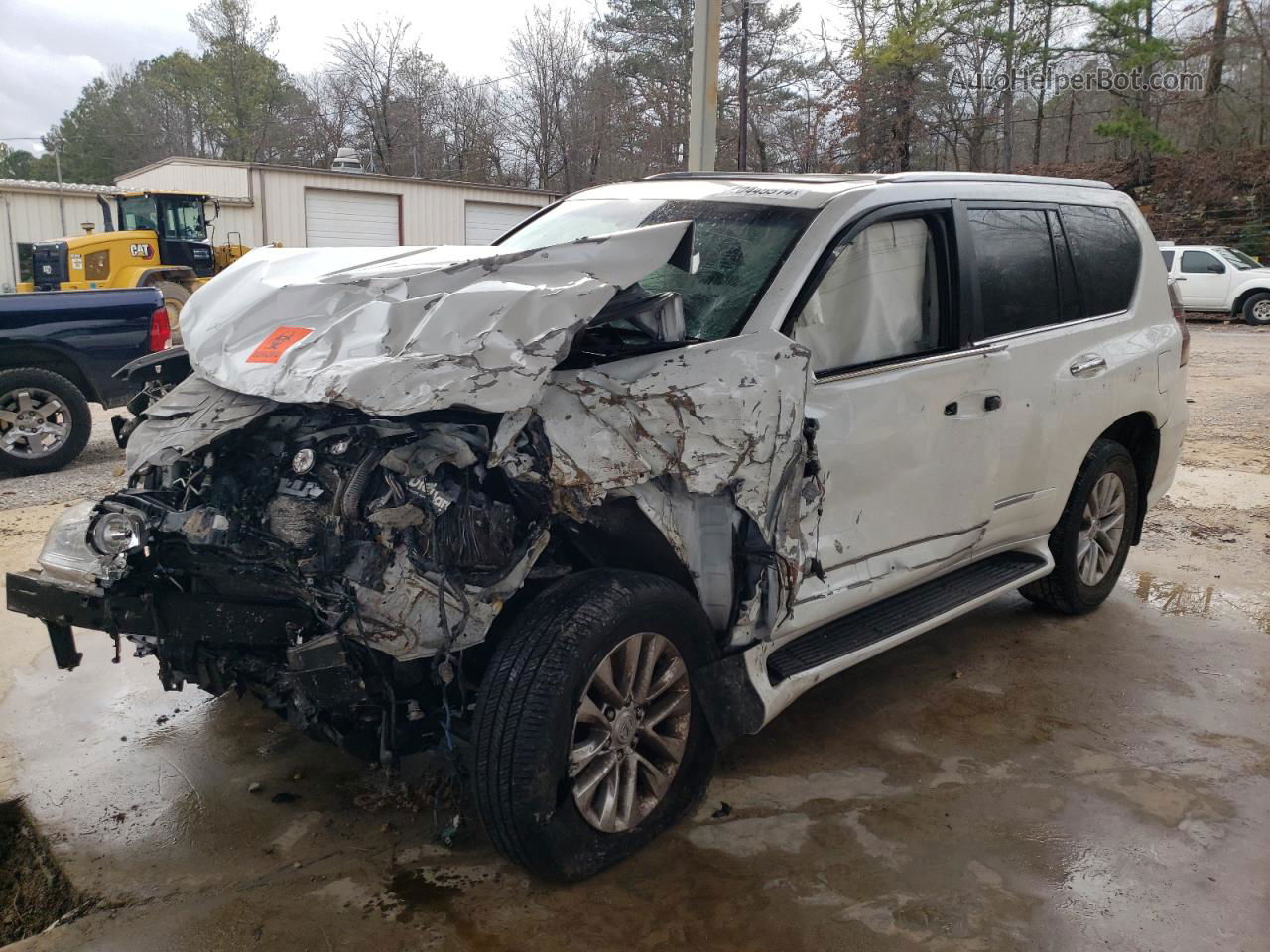 2017 Lexus Gx 460 White vin: JTJBM7FXXH5171439