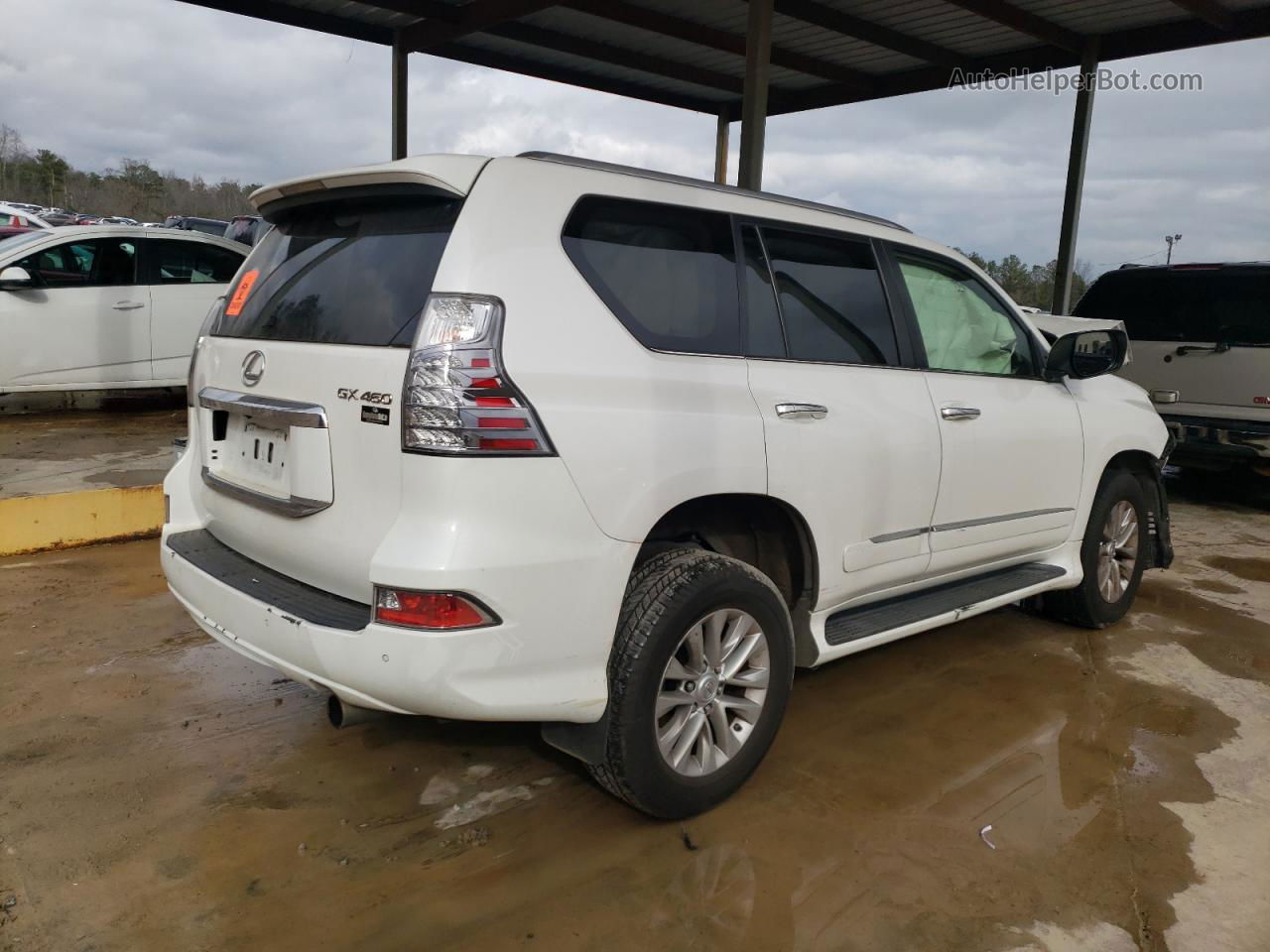 2017 Lexus Gx 460 White vin: JTJBM7FXXH5171439