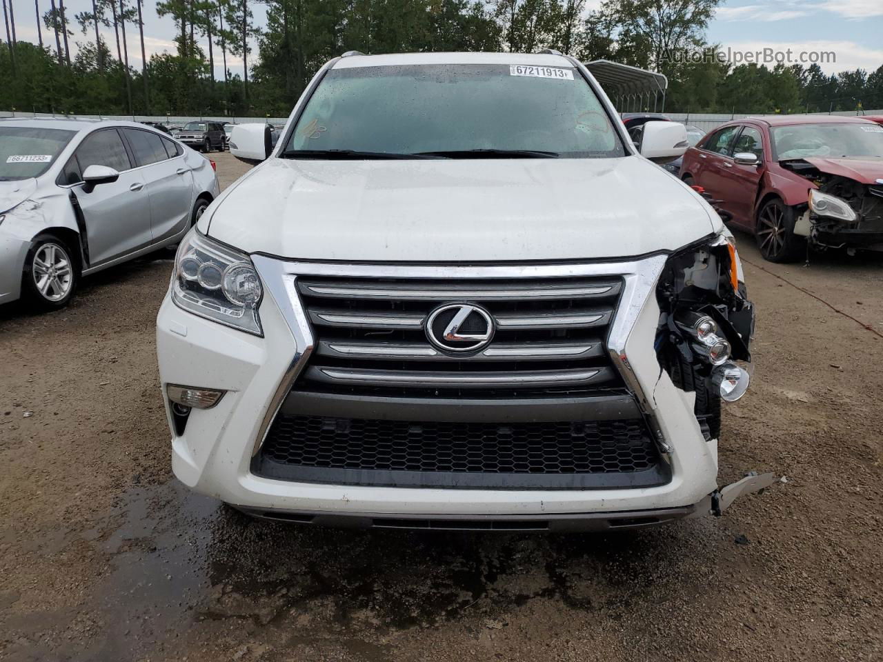 2017 Lexus Gx 460 White vin: JTJBM7FXXH5176298