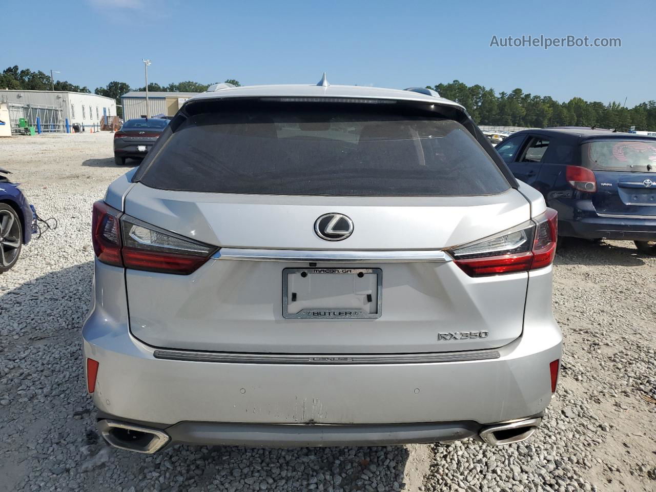 2016 Lexus Rx 350 Silver vin: JTJBZMCA0G2012882