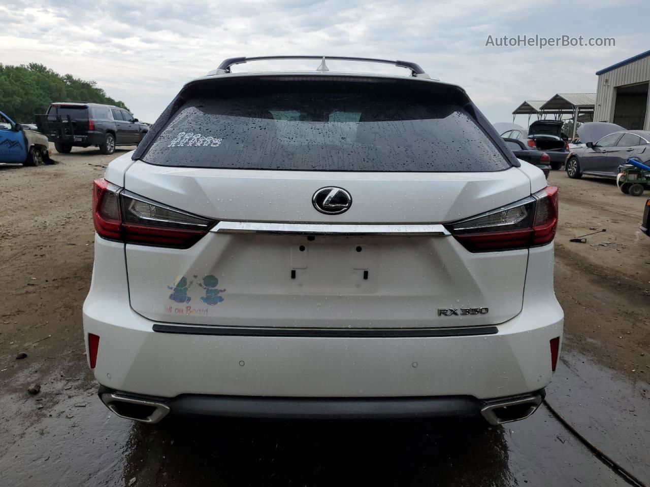 2016 Lexus Rx 350 White vin: JTJBZMCA2G2004735