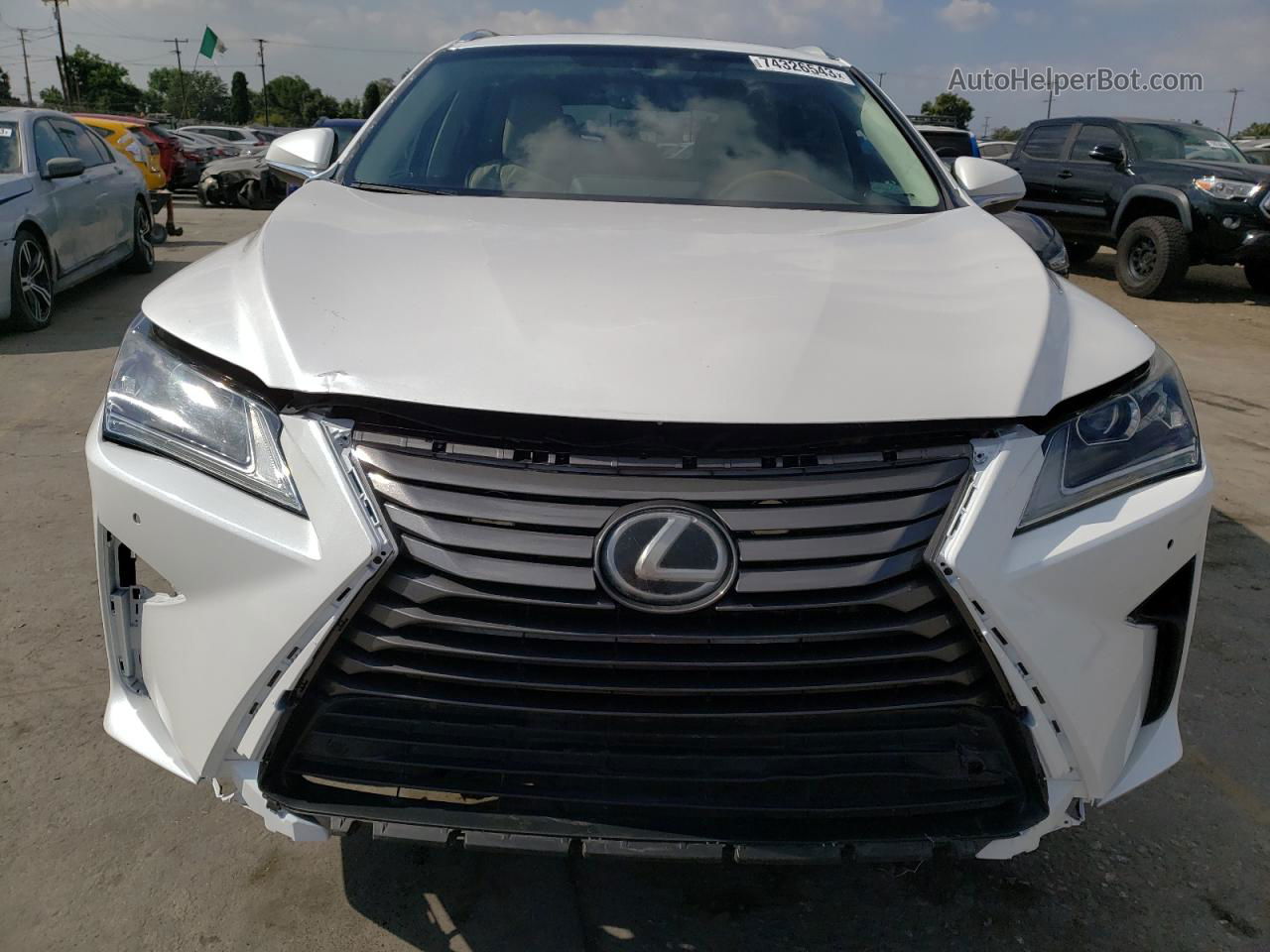 2016 Lexus Rx 350 Белый vin: JTJBZMCA3G2011726