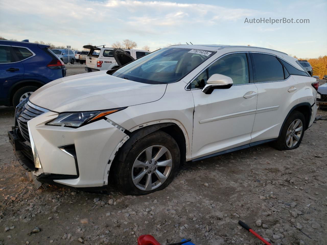 2016 Lexus Rx 350 White vin: JTJBZMCA8G2003539