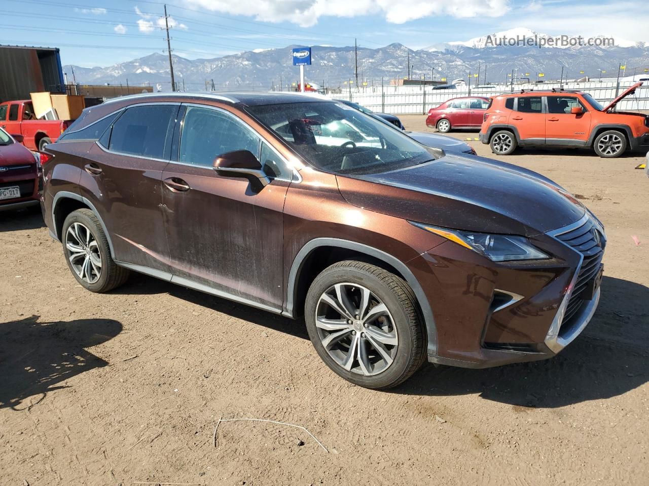 2016 Lexus Rx 350 Коричневый vin: JTJBZMCA8G2009079